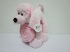 JM8367-1 plush toy dog with children blanket