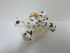 JM8438-3 plush toy cow with children blanket