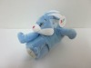 JM8438-4 plush toy rabbit with children blanket