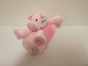 JM8438-5 plush toy pig with children blanket
