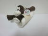 JM8438-6 plush toy monkey with children blanket