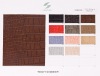 JU-2043 Best crocodile PU synthetic/artificial leather suitable for handbags bags