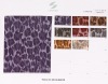 JU-2060 Fashion leopard surface PU synthetic/artificial leather used for handbags bags