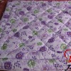 JZ-825 Comfortable 100% polyester purple quilt