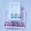 Jacquard 100% cotton bath towels