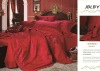 Jacquard Cotton Bedding set /bed sheet / fabric