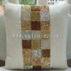 Jacquard White Comfortable and Shiny 100% Silk Pillow