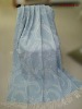 Jacquard acrylic throw