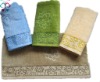 Jacquard bamboo fiber towel bamboo bath towel