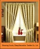 Jacquard curtain with luxury valance