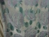 Jacquard fabric with rose pattern