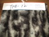 Jacquard fake fur