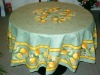 Jacquard  flower polyester Table cloth