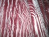 Jacquard long pile plush fabric