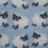 Jacquard sherpa fur fabric