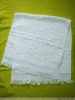 Jacquard towel with fringe