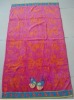 Jacquard velvet cotton beach towel