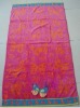 Jacquard velvet cotton beach towel