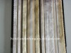 Jacquard yarn dyed striped velvet viscose/polyster sofa fabric