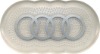KHAS089 PVC anti-slip car mat of Audi design
