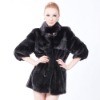 Keepwarm Keeplove  2011 women fashion black natural mink fur winter clothing