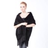 Keepwarm Keeplove  2011 women fashion classy black mink scarf