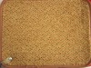 Khaki Level Cut Hotel Carpet