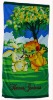 Kids cotton hood bath towel