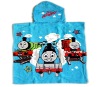Kids hooded poncho towel