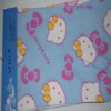 Kitty partten coral fleece blanket