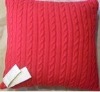 Knitted cushion cover