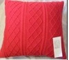 Knitted cushion cover