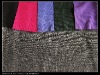 Knitted interlocking dyed fabric