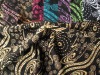 Knitted jacquard print fabric