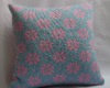 Knitting decorative pillow