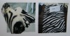 [Korea market hot product] Zebra grain printed double sided brush baby fleece blanket
