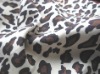 LEOPARD printed suede fabric of sofa