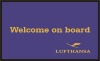 LUFTHANSA LOGO MAT