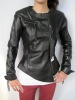 Ladies' lambskin leather jacket