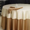 Lamour table cloths , Matte satin table cloth, crepe back satin