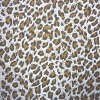 Laopard printing lingerie  kintting  polyester spandex fabric