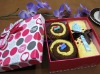 Latest 100% cotton cake towel gifts set(WBC-034)