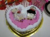 Latest 100% cotton cake towel gifts set(WBC-041)