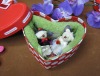 Latest 100% cotton gift towel cake set(WBC-004)