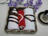 Latest 100% cotton towel cake gifts set(WBC-058-3)