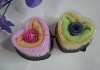 Latest cotton towel cake favors valentine(WBB-042)