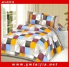 Latest style polyester colorful printed bed sheets set