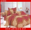 Latest style polyester luxury queen brand bed sheets