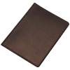 Leather B5 Report Pad Cover (Recycled Leather, B5 Cover, Brown Leather Cover)