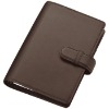 Leather Binder Bible Size Matte (Recycled Leather, Brown Binder, Binder Bible)